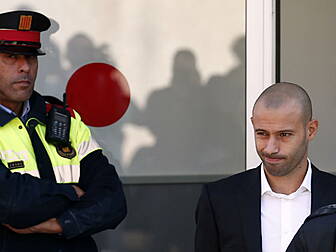 Barcelona's Javier Mascher...